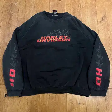 90s 00s 할리 데이비슨 맨투맨 2003 페이드