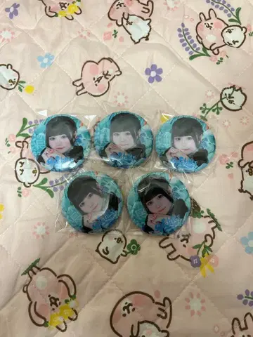 iLiFE! 무도관 무지개 깃털 미니 캔뱃지