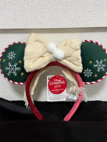 도쿄 디즈니 리조트 크리스마스 머리띠 2025 그린 그린