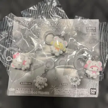 메지루시 액세서리 푹신푹신 스노우 헬로키티 폼폼푸딩 마이멜로디