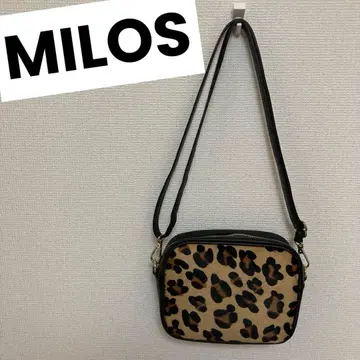 Milos 숄더백 레오파드