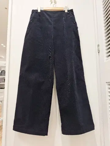 Dessin 데셍 코듀로이 와이드 팬츠 네이비 L