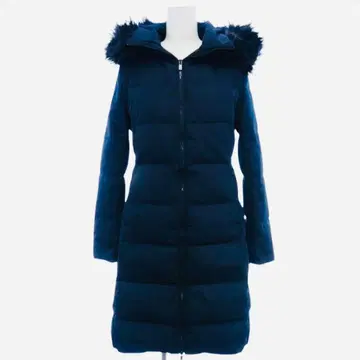 새상품급 Theory 후드 부착 다운 자켓 사이즈 P 네이비