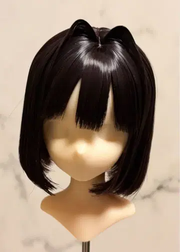 [하자 있음] 딜러제 9인치 가발 블랙 계열 인테이크 2종 세트