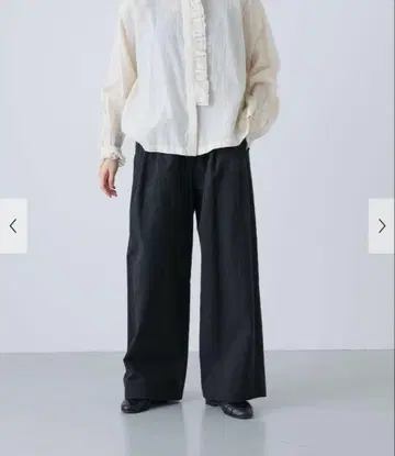 카구레 택 포함 새상품 Two-tuck easy pants 어반 리서치