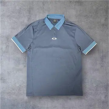 오클리 피케 셔츠 센터 로고 네이비 골프