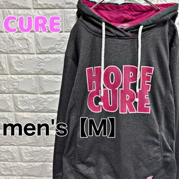 [ CURE ] 후드티 맨투맨 [ 남성용 M ] 그레이 J75