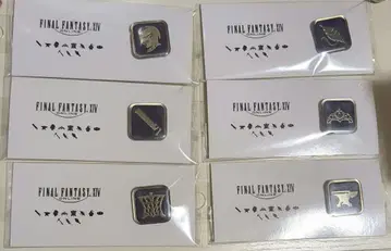 파이널 판타지 온라인 크래프터 핀 배지 6종