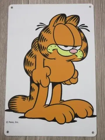 가필드 메탈 사인 양철 간판 06/02