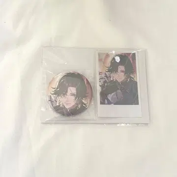 니지산지 베자리스 밴디지 생일 캔뱃지 폴라로이드