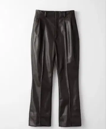 MURRAL Vegan leather flared trousers