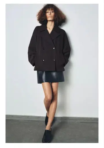 ZW 컬렉션 숏 기장 트렌치코트 M 사이즈 새상품