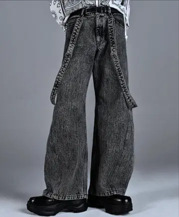 ADRER/빈티지 메이크 커브 레그 3D 서스펜더