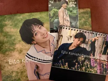 코니시 에이토 달력 2026 2권 세트, 브로마이드 1장 포함