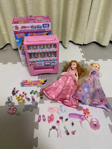 리카짱 음료 자판기 인형 세트