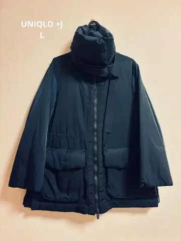 새상품급 유니클로 질 샌더 하이브리드 다운 +J 네이비 L 사이즈