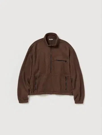 PURE SILK COMFORT FLEECE HALF ZIP P/O