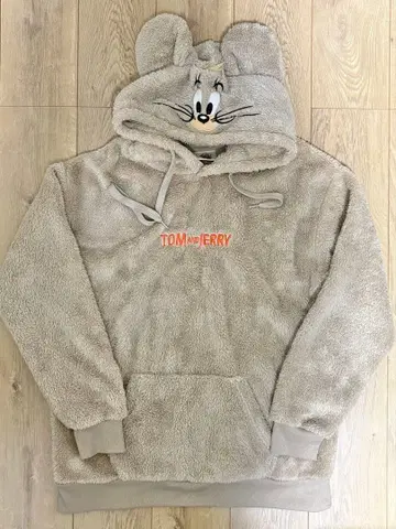 톰과 제리 룸웨어 파자마 L 사이즈 후드 부착