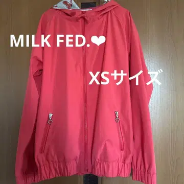 새상품급 여성용 MILKFED. 마운틴 후드티 핑크 XS