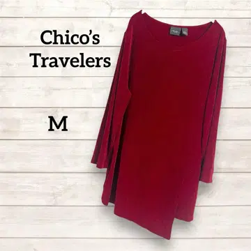 긴팔 튜닉 [ M ] 빨간색 [ Chico's Travelers ]