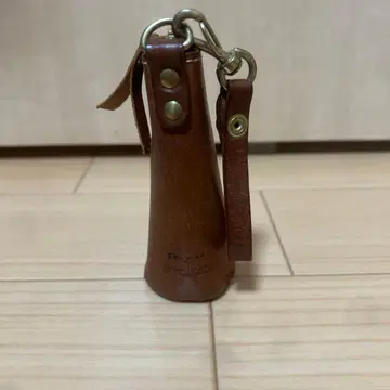 Ryu 천연 가죽 브라운 가죽 키케이스