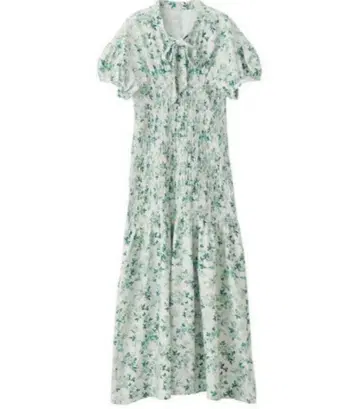 코코딜 새상품급 플라워 셔링 원피스