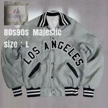 80s90s 마제스틱 usa제 바시티 자켓 로스앤젤레스 L