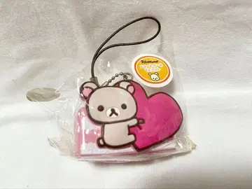 리락쿠마 코리락쿠마 숏 케이크 스퀴즈 마스코트 스트랩