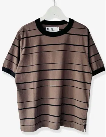 MHL./COTTON LINEN STRIPE JERSEY SS