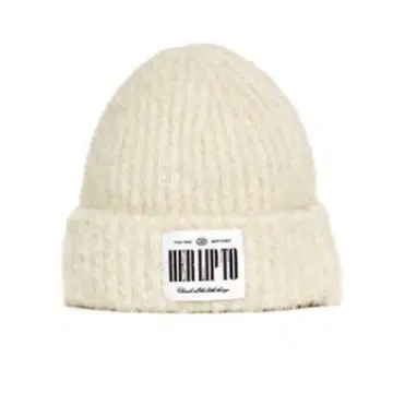 Herlipto HLT Boucle 니트 캡 니트 모자 white