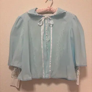 팬시 가운 스카이블루 구제 의류