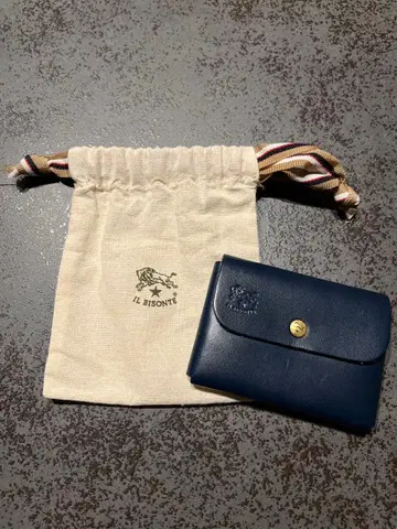 IL BISONTE 네이비 코인 케이스