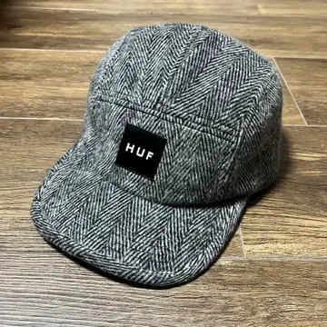 HUF 하프 캡 헤링본 무늬 그레이 계열