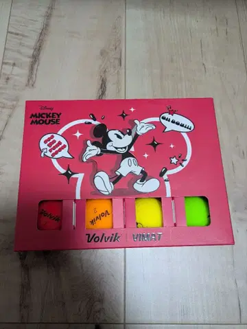 디즈니 미키 마우스 볼 4개 세트