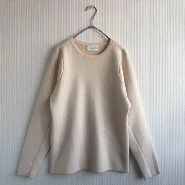 클라네 니트 상의 스웨터 CLANE 가을/겨울 성인 울 아이보리