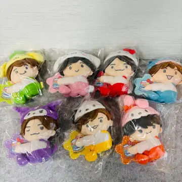 나니와단시 산리오 콜라보 봉제 인형 7개 세트
