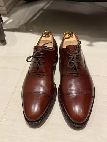 JALAN SRIWIJAYA 가죽 신발 남성용 브라운