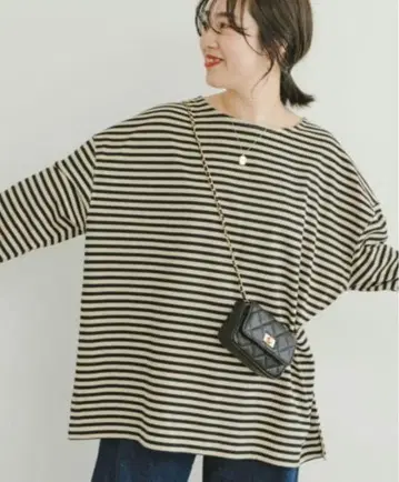 어반 리서치 스트라이프 긴팔 T셔츠