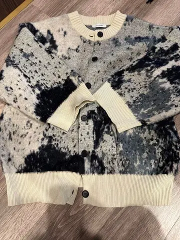 JEANASIS 아트 프린트 가디건 F