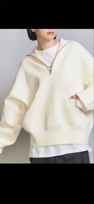 BEAUTY&YOUTH UNITED ARROWS 하프 지퍼 풀