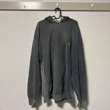 그레이 후드 부착 후드티