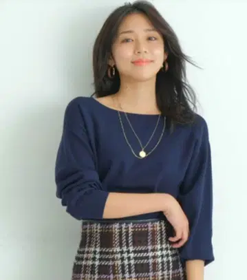 앞뒤 2WAY 루즈 V넥 니트 저스길리티