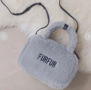 FURFUR 에코 퍼 스퀘어 보스턴 백