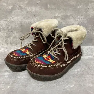 outdoor ( M ) 숏부츠 노르딕 무늬/퍼 포함