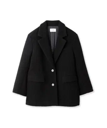 FRAY I.D. 본딩 BIG 자켓 BLK 0