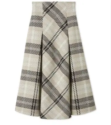 [스나이델] 로빙 체크 롱 스커트