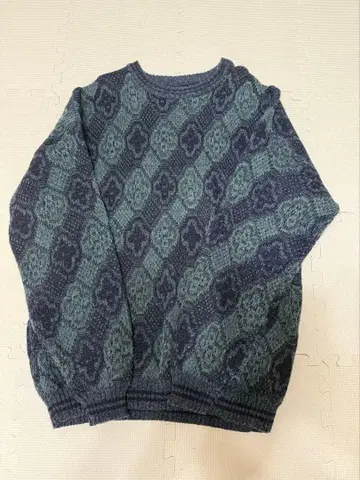 니트 패턴 오버 사이즈 XL