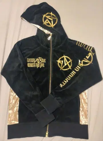 24 후드 부착 후드티 블랙