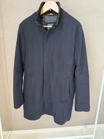 ZARA MAN 네이비 스텐카라 코트