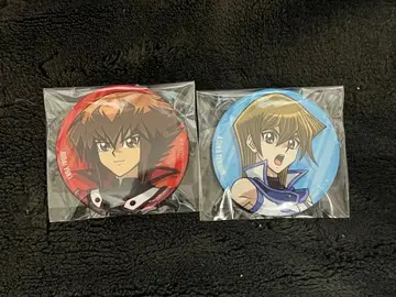 유희왕 애니메이트 페어 캔뱃지 쥬다이 아스카 2점